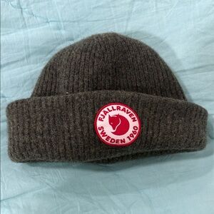 Fjallraven Brown Knit Beanie
